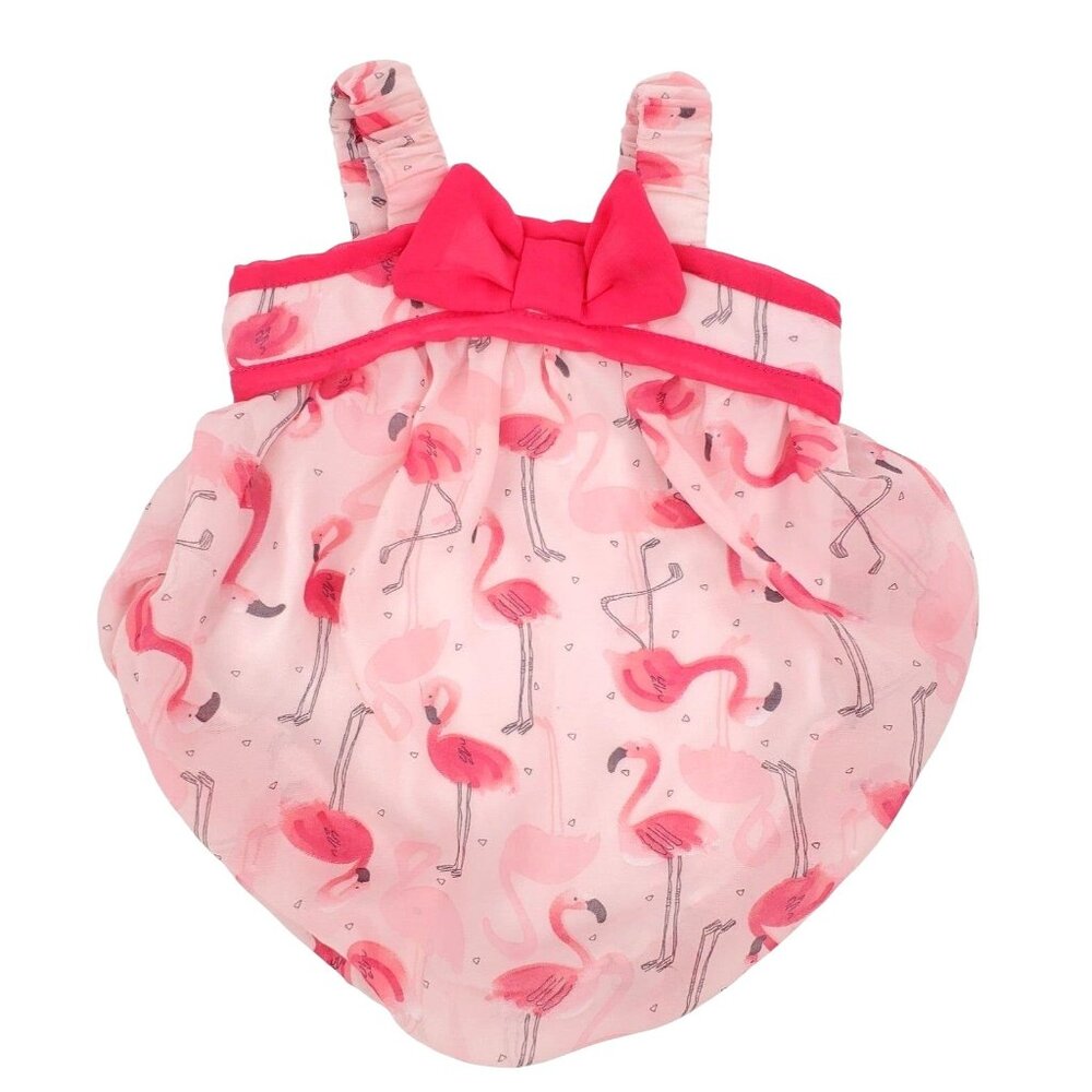 BABY ESSENTIALS Romper Bubble Blouson Bodysuit Onesie Flamingo One-piece Outfit